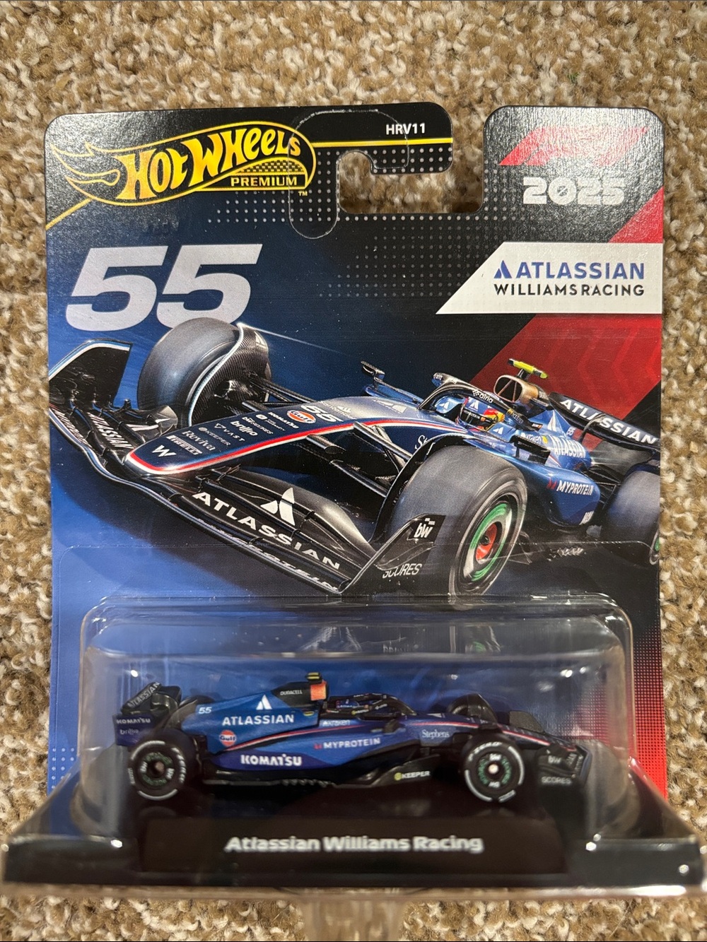2025 Hot Wheels Premium Formula 1 Williams Racing - #55 Carlos Sainz